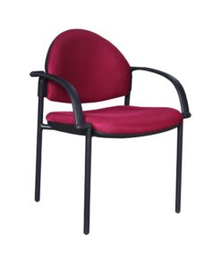 כסא אירוח - דגם רקפת מורן בד עם ידיות