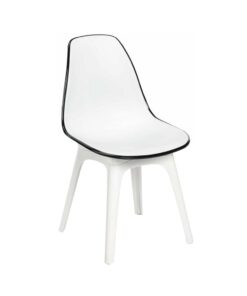 כסא אירוח - דגם אוסי רגל לבנה