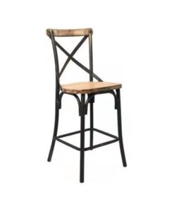 כסא בר - דגם ג'ו עץ בוק