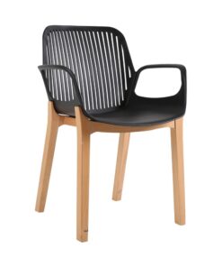 כסא אירוח - דגם אופירה שלד עץ טבעי