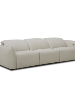 ספה תלת-מושבית עם ריקליינר - דגם בורדו