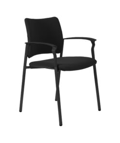 כסא אירוח איטלקי - דגם פינקו מרופד עם ידיות