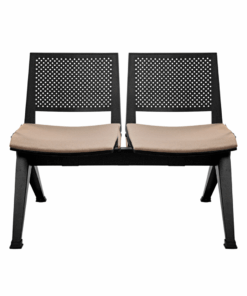 ספסל המתנה איטלקי - דגם קנטרה מרופד דו בלי ידיות