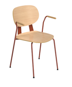 כסא אירוח - דגם קלאב עם ידיות